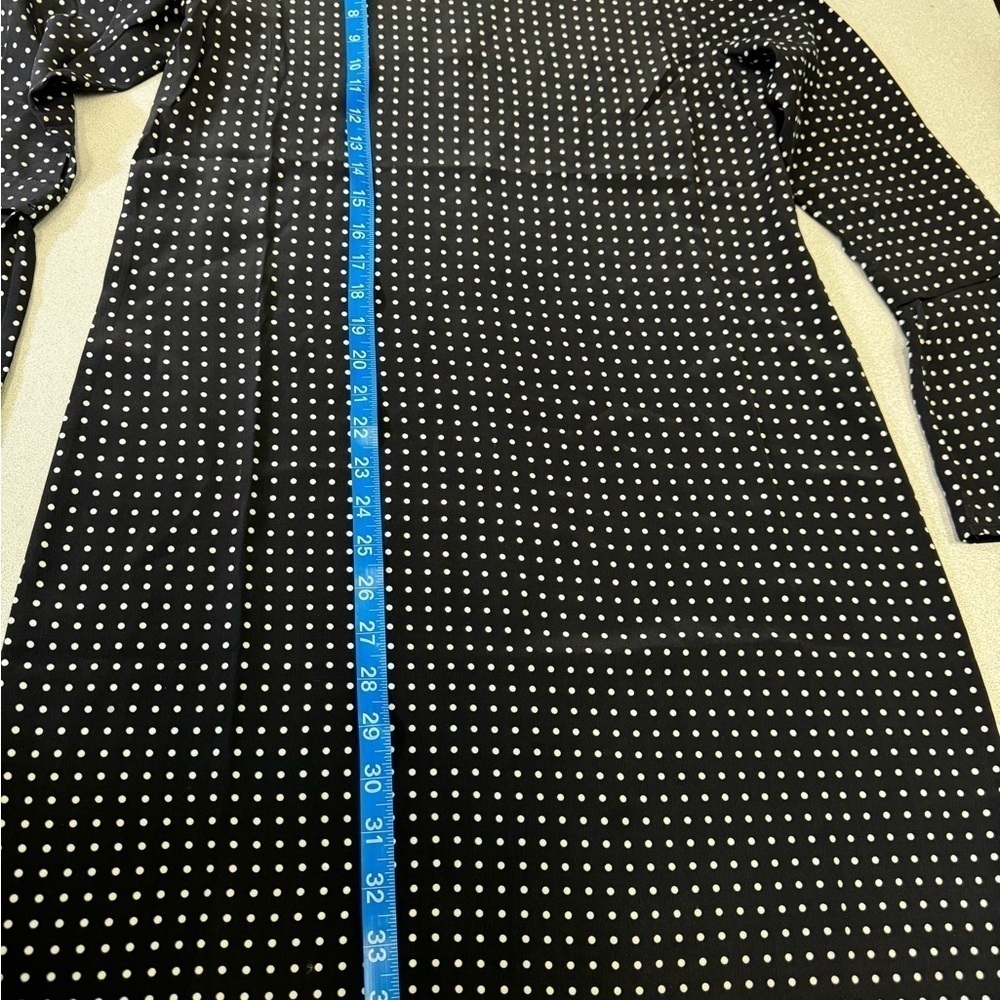 NEW Equipment Femme Mari Minimalist Mini Polka Dot Silk Dress Bell Sleeve Mini S - Picture 13 of 14